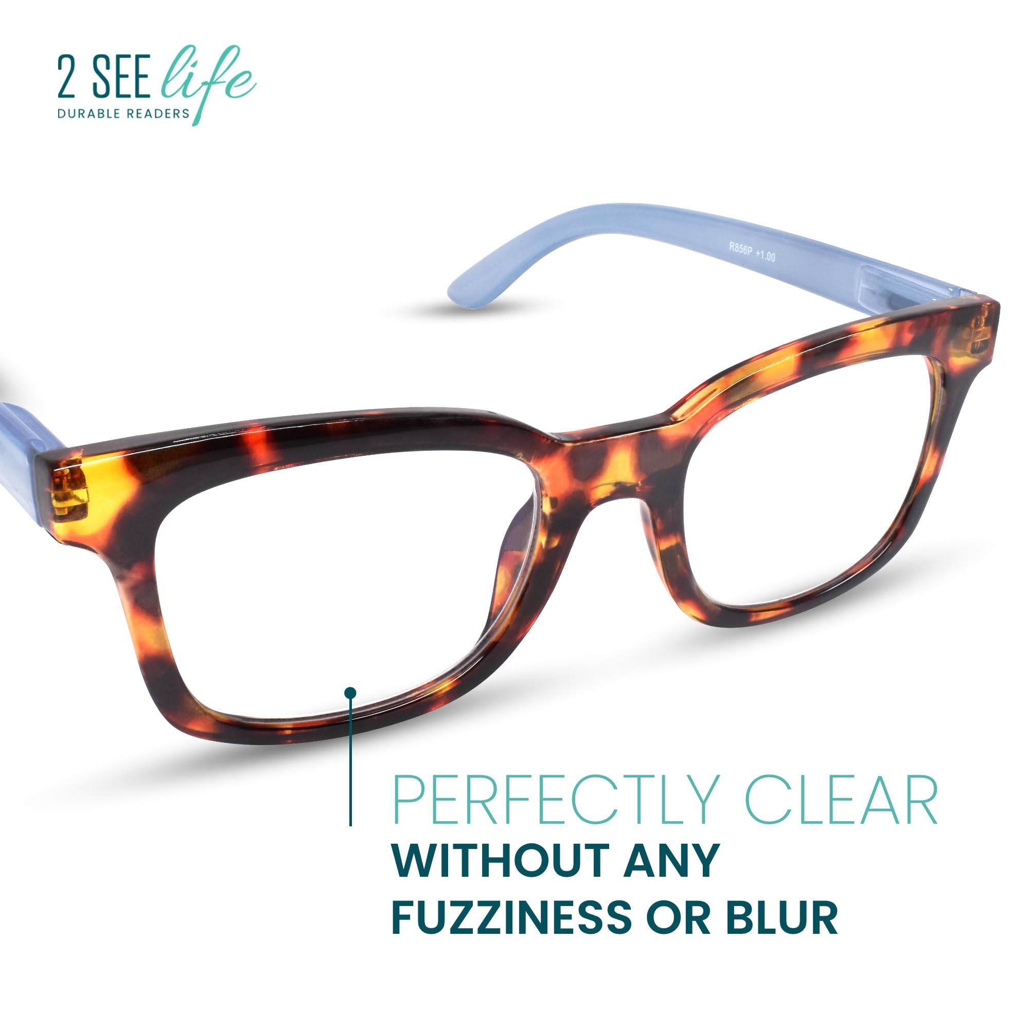 Amazon.com: 2SeeLife Wide Reading Glasses for Women – Medium-Large