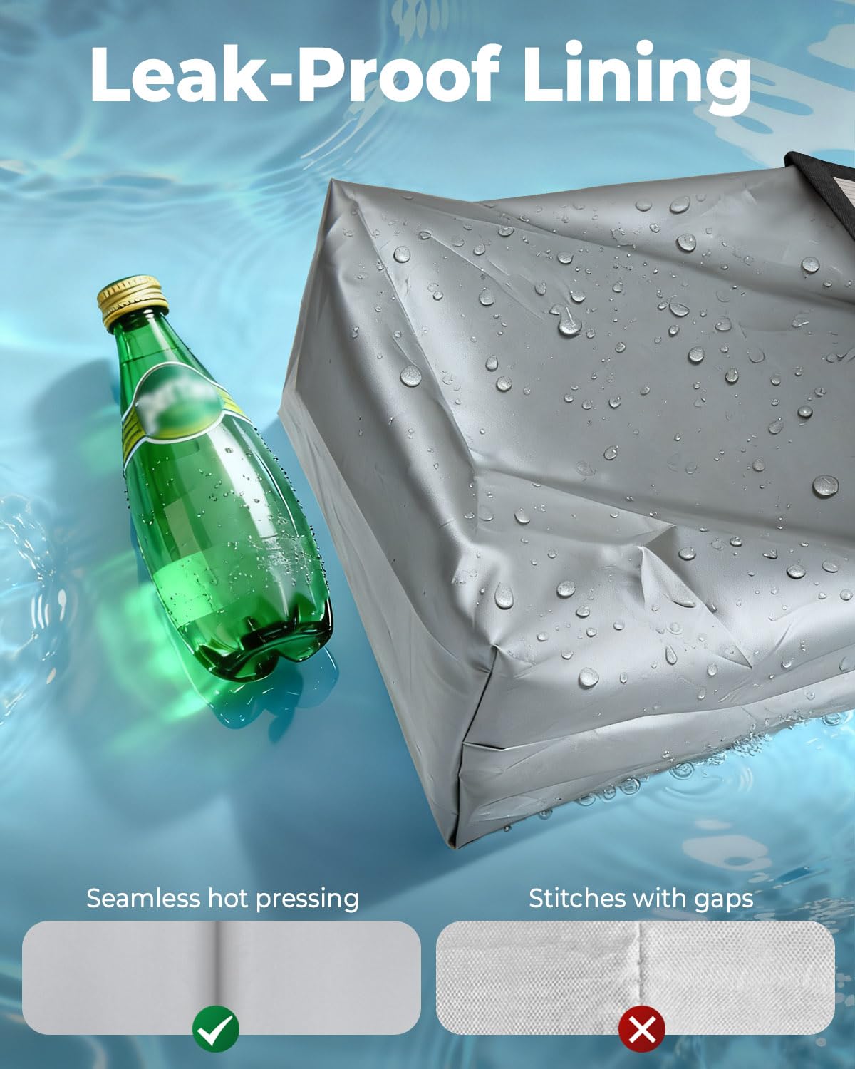 Corduroy Car Trash Can with Lid and Mesh Pockets - Leakproof Organizer,Multipurpose Waterproof Garbage Can/Trash Bin for Car(Black Floral-3 Gallons)