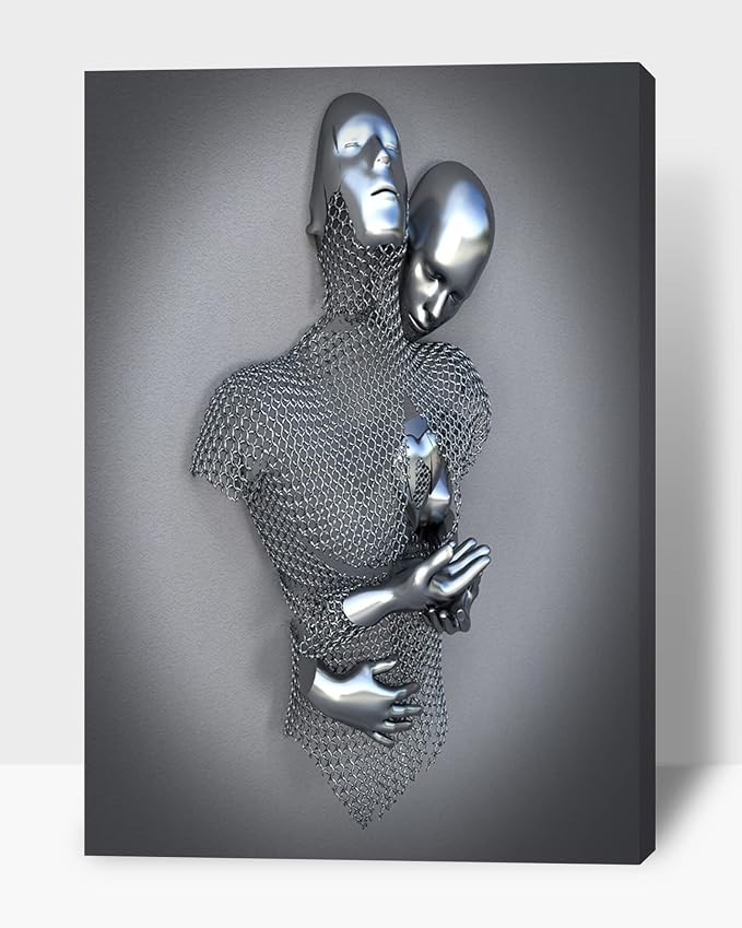 3D Wall Art - Hugging