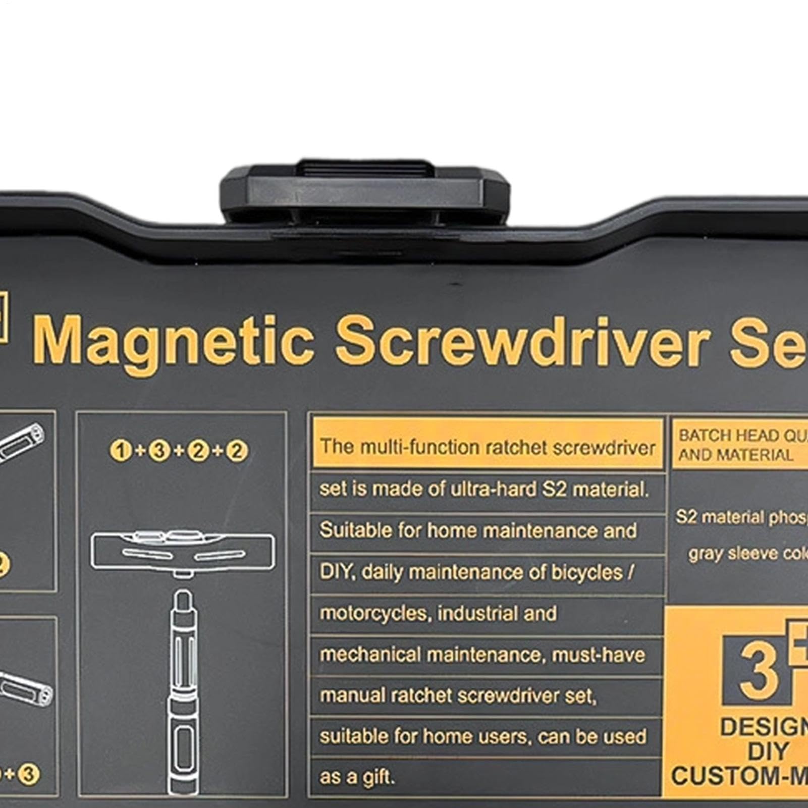 Magnetischer Ratschenschraubendreher-Set, 39-in-1-Magnetwerkzeug