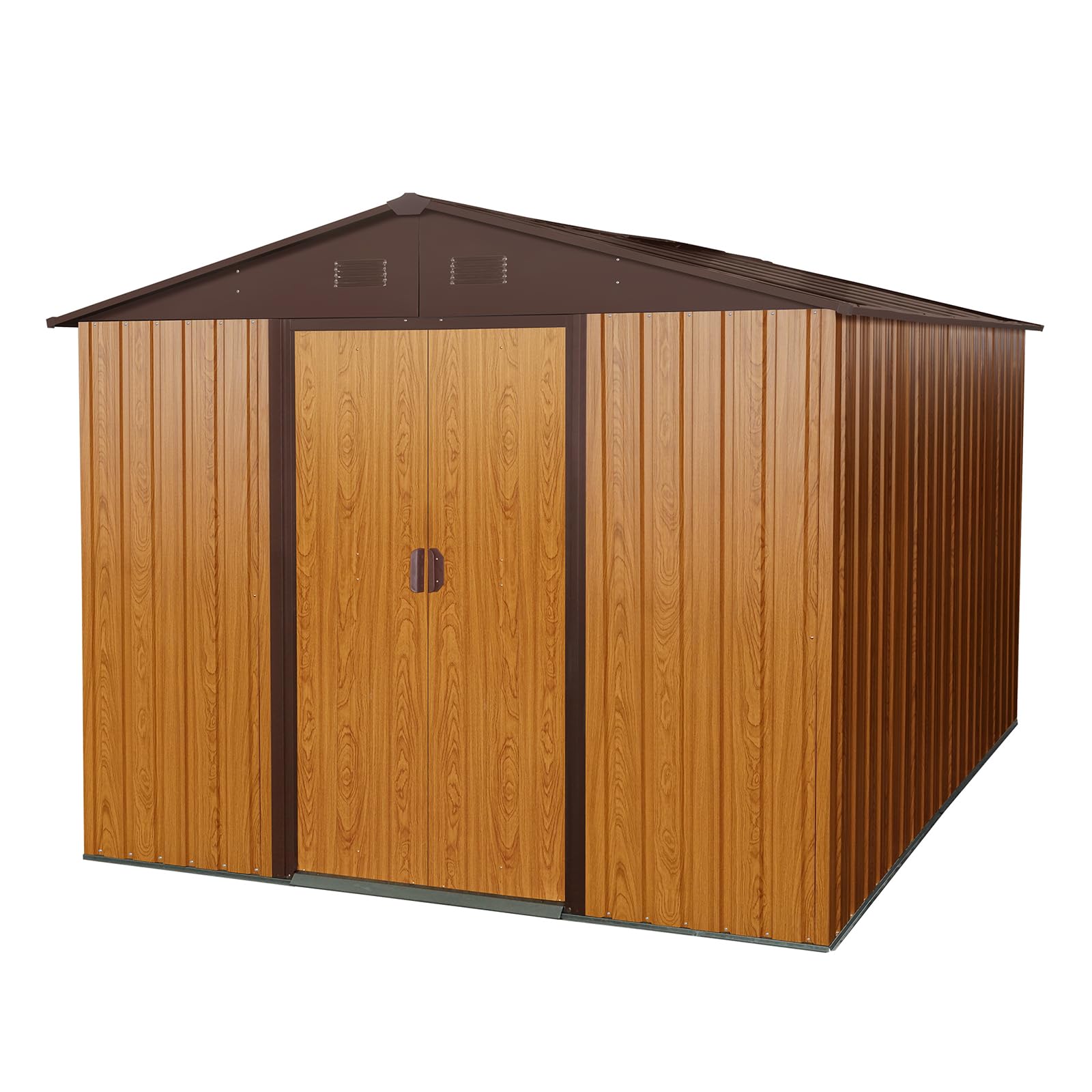 Amazon.com : 8x10 ft Outdoor Storage Shed with Foundation, Garden