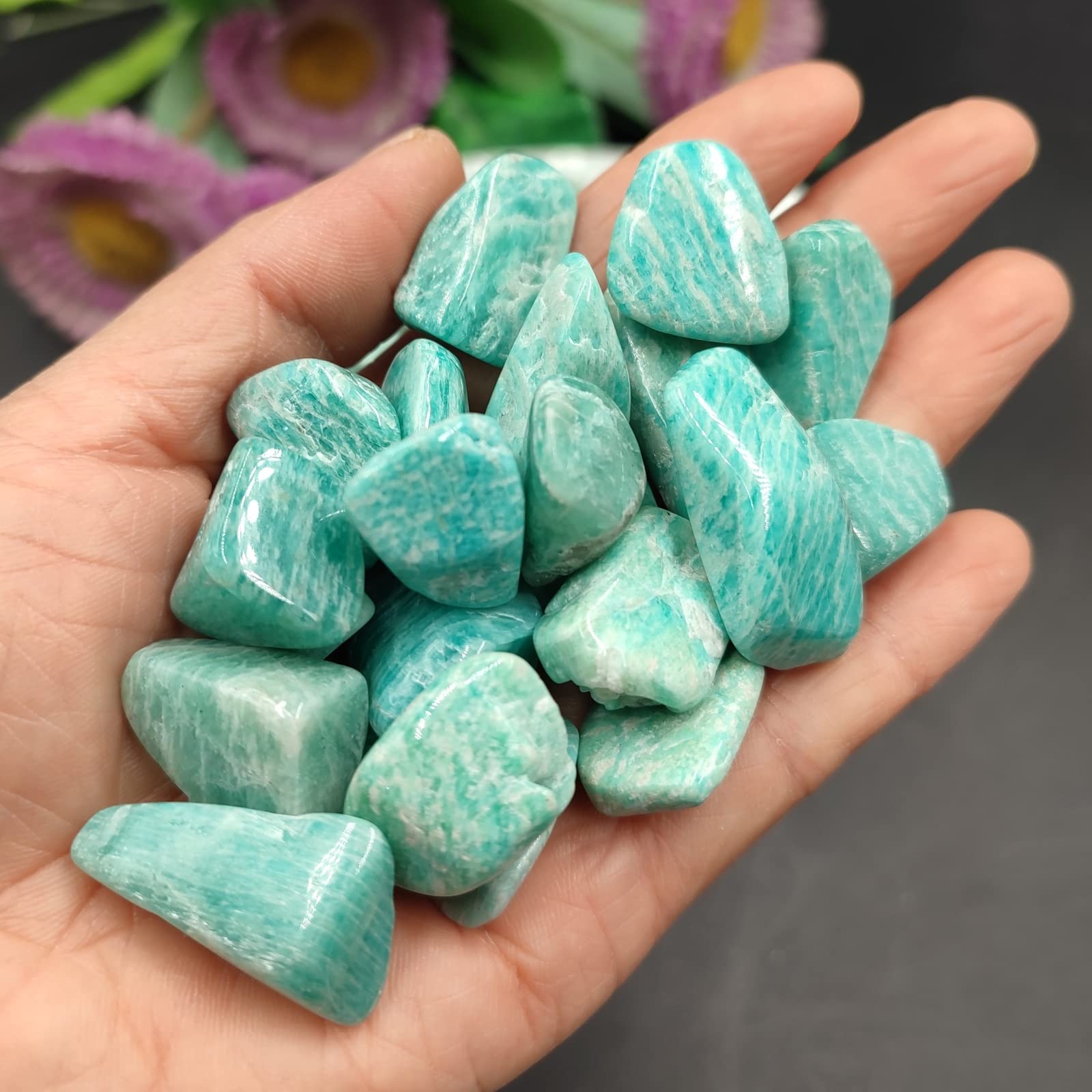 100 g di Ghiaia Naturale, Pietra preziosa di Cristallo, Decorazione for Acquario, 100 g di Massa Raccolta domiciliare