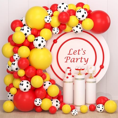 Miniatura 71 de Kit de guirnalda de globos rojos y blancos y plateados: 122 globos rojos y blancos, globos rojos y plateados, globos de graduación para cumpleaños