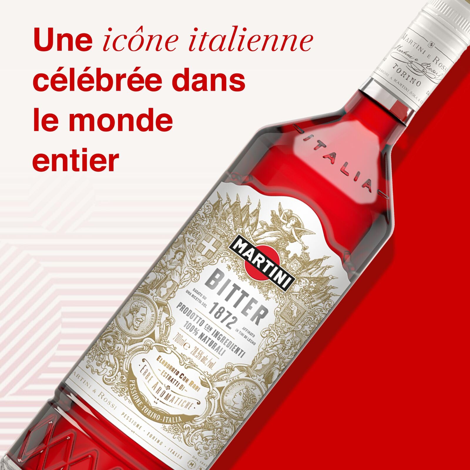 MARTINI Riserva Apéritif Spécial Bitter, 28,5% vol., 70cl / 700ml, Liqueur infusée avec trois plantes rares