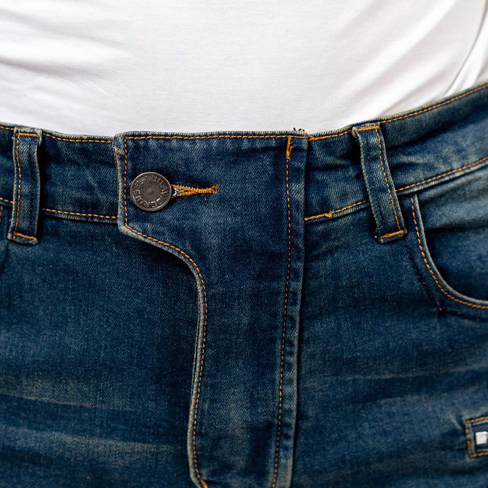 Hombre Motocicleta Pantalones Jeans con Protección Motorcycle Biker Pant 4 X Equipo De Protección