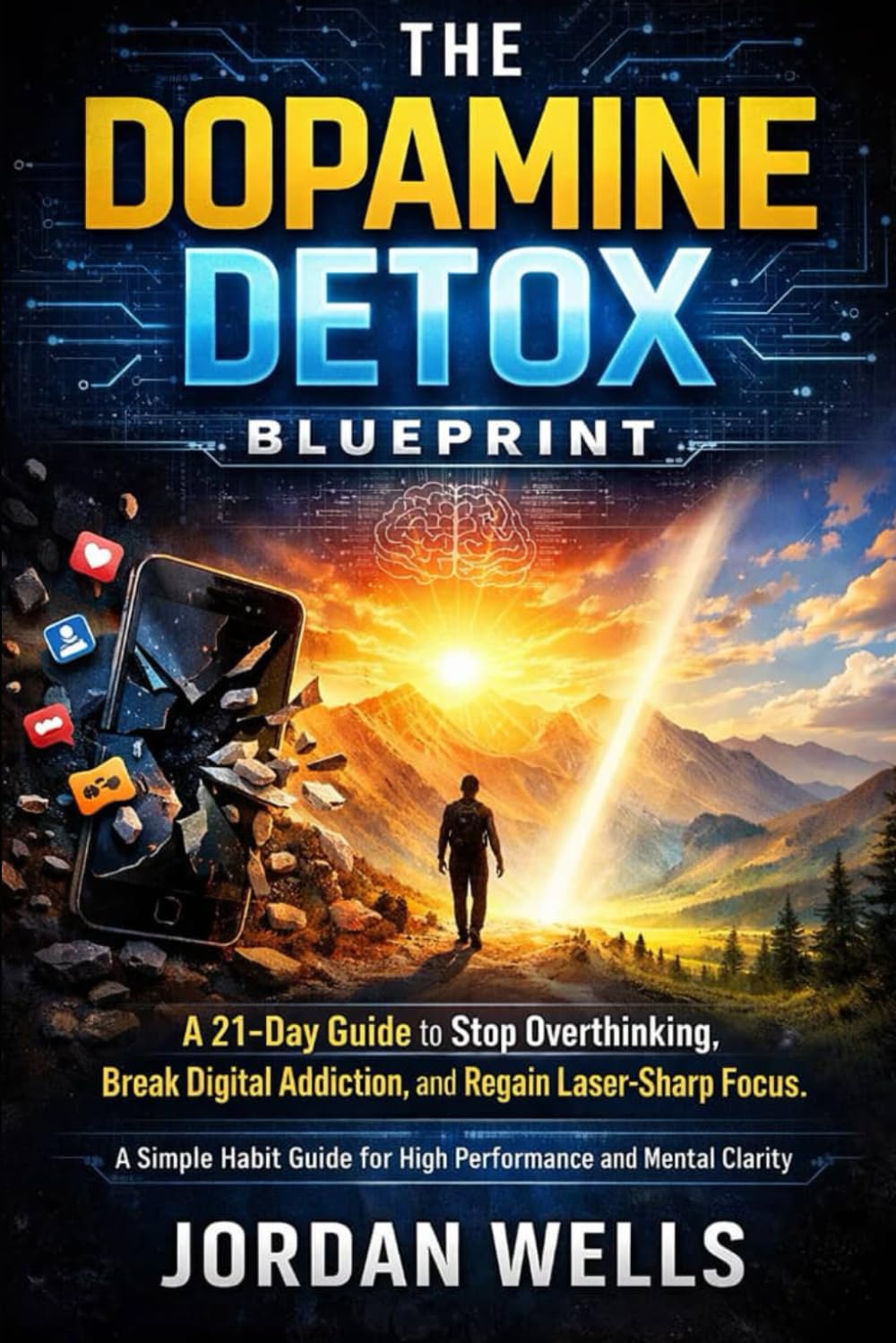 The Dopamine Detox Blueprint: A 21-Day Guide to Stop Overthinking, Break Digital Addiction, and Regain Laser-Sharp Focus. A Simple Habit Guide for High Performance and Mental Clarity