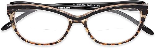 Miniatura 5 de Readers Readers.com Gafas de lectura Ambrosia bifocal, estilo de ojo de gato de plástico para mujeres