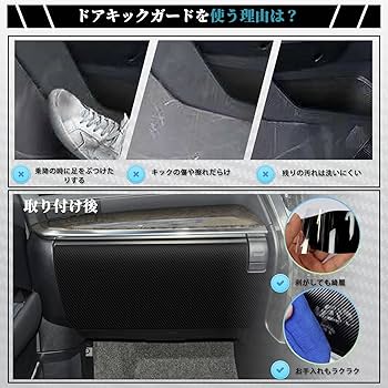 Amazon | ruiya 新型 トヨタ アルファード30系後期 キックガード