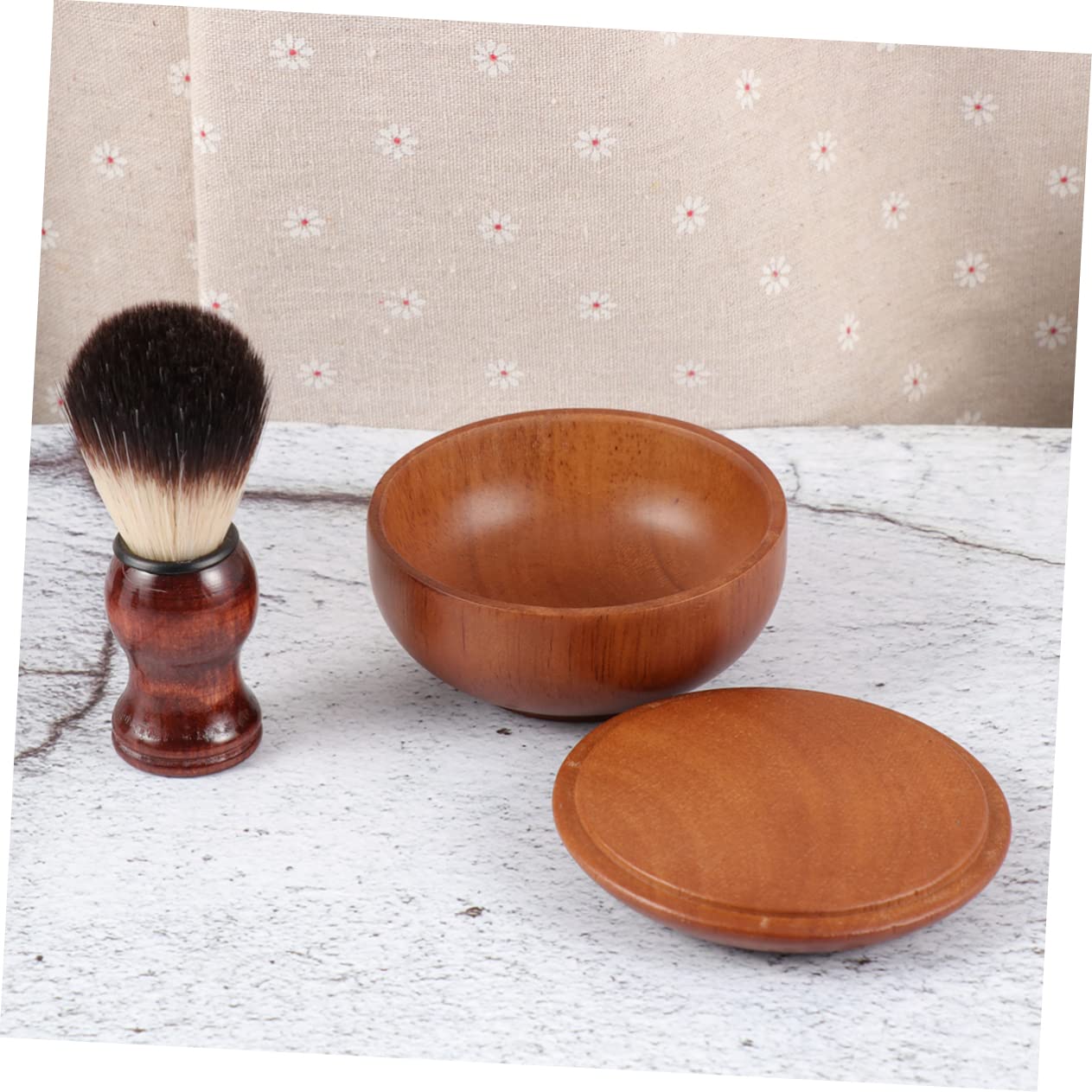 VICASKY Men's Shaving Brush Set Beard Shaving Bowl Bowl Fine Brush for Comfortable to Hold Handle