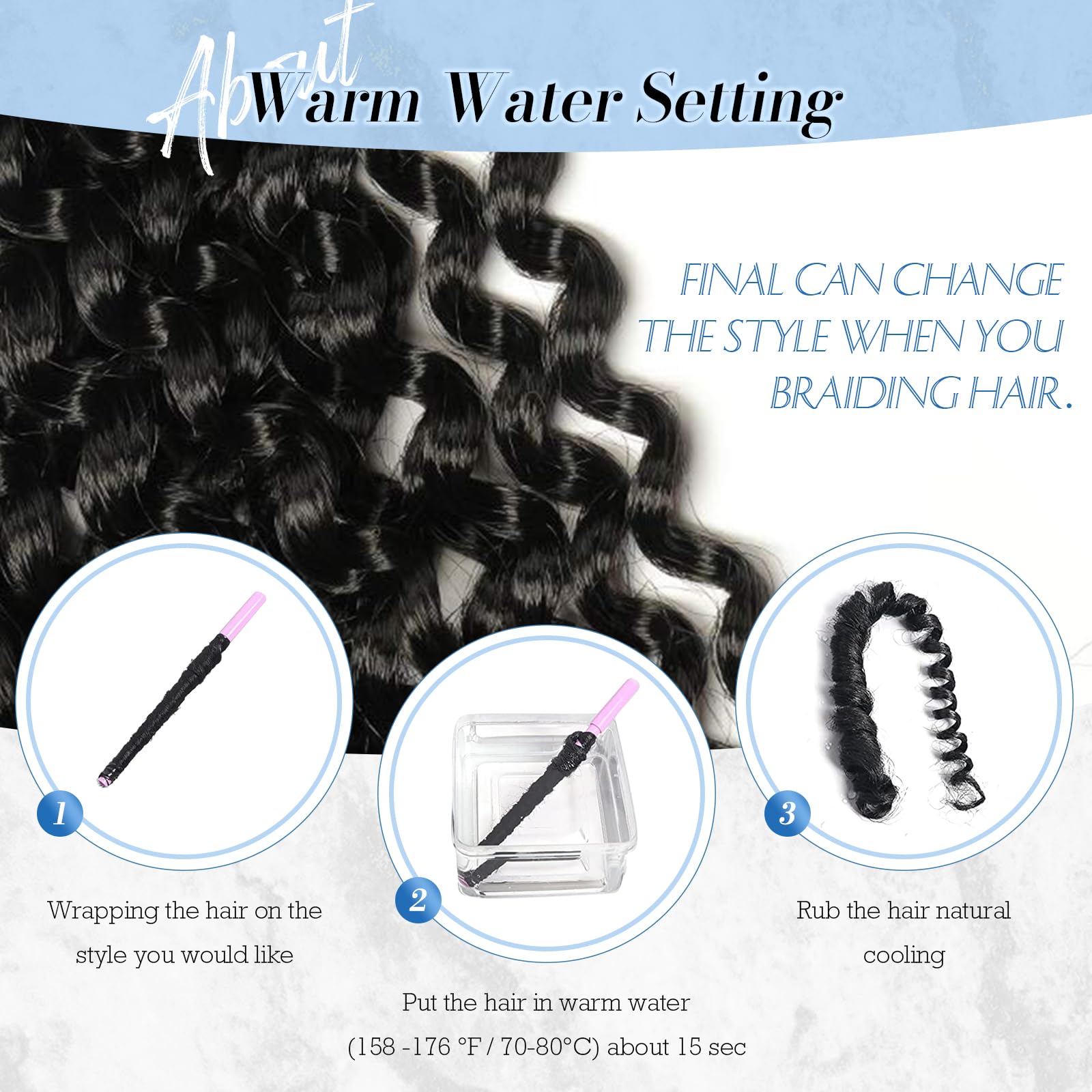 FESHFEN Extensiones para Trenzas Africanas 8 Piezas Pre Stretched Braiding Extensiones de Cabello Trenzado Sintetico Twist Crochet Braid Extensión Pelo Postizo Castaño claro, 66 cm