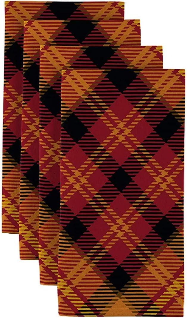 Fabric Textile Products | Fall Foliage Table Runner | 12" x 72" | Autumn and Thanksgiving Table Runner | Made in The USA