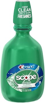 Crest Scope Classic Mouthwash Original Formula, Green, 50.72 Fl Oz