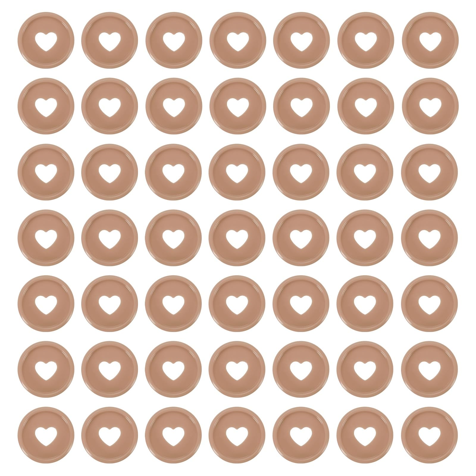Disques de reliure pour réparer un planner, anneaux plastique marron 24mm uxcell, lot de 60