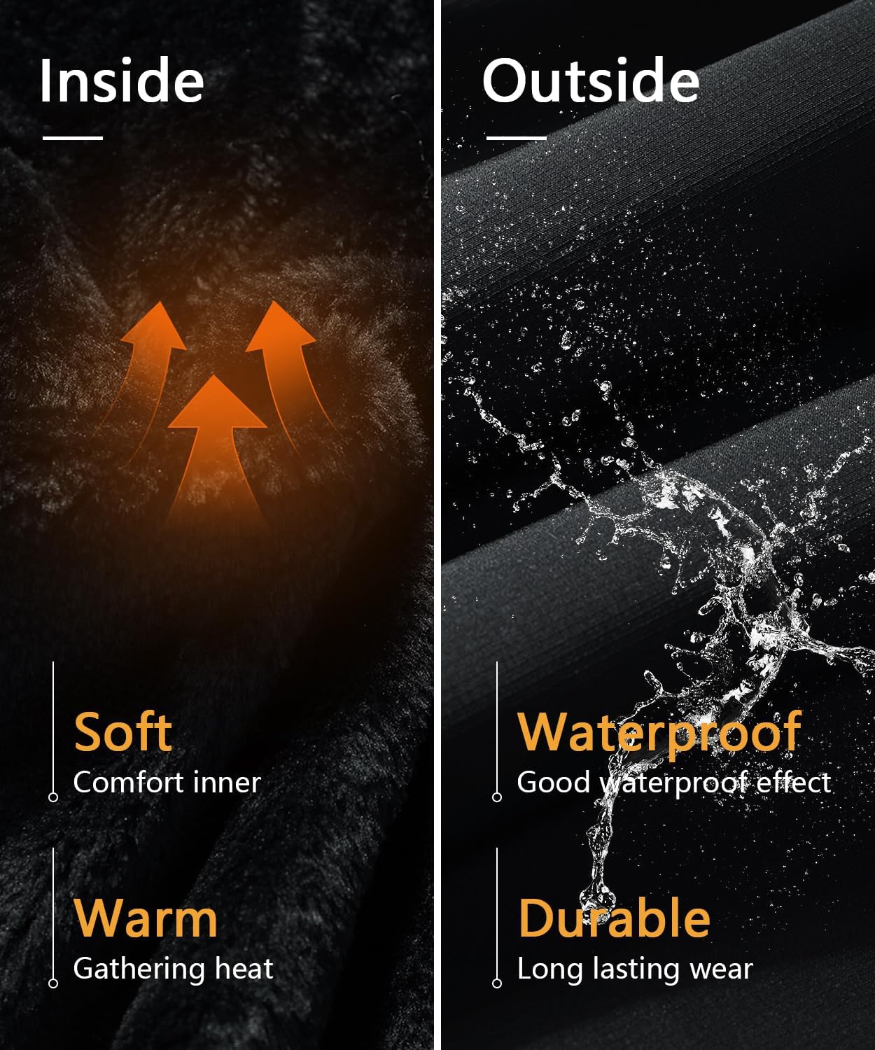 Men's Waterproof Ski Jacket Warm Winter Hooded Snowboarding Windbreaker Mountain Snow Coat - Image 4