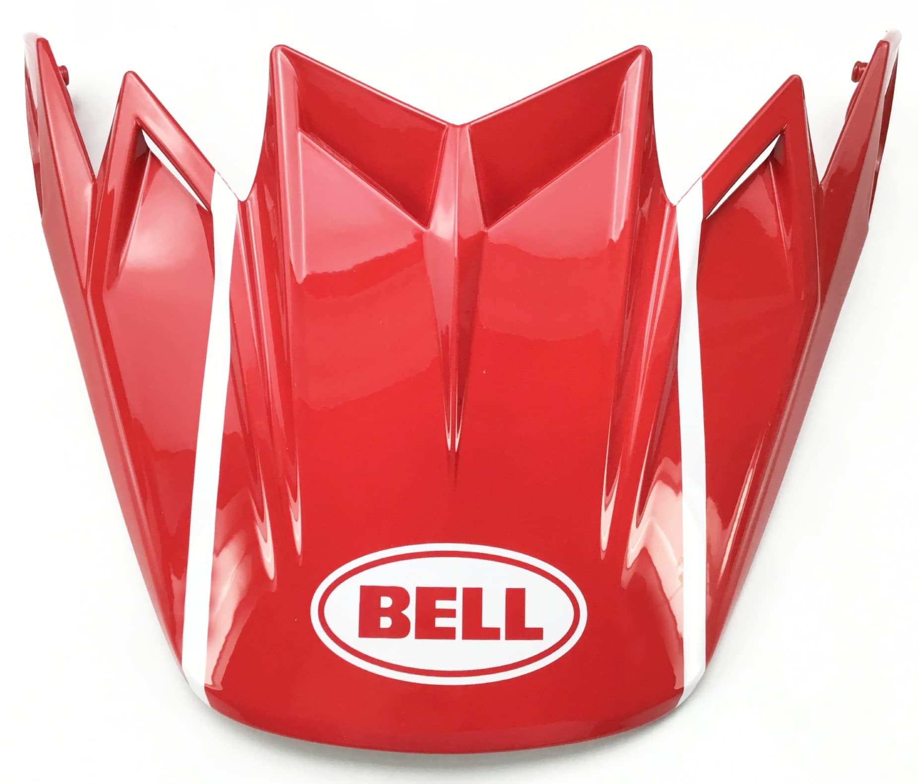 BELL Moto-9 Flex Sprint Helmet Replacement Visor/Peak Gloss Red/Black