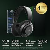 SteelSeries Arctis Nova 3X Wireless - Xbox Headset - Gaming Headset - Mobile App Control - 40 HR Battery with fast charging - Compatible with Xbox, PC, Switch and more - 2.4GHz/Bluetooth - Black - 2