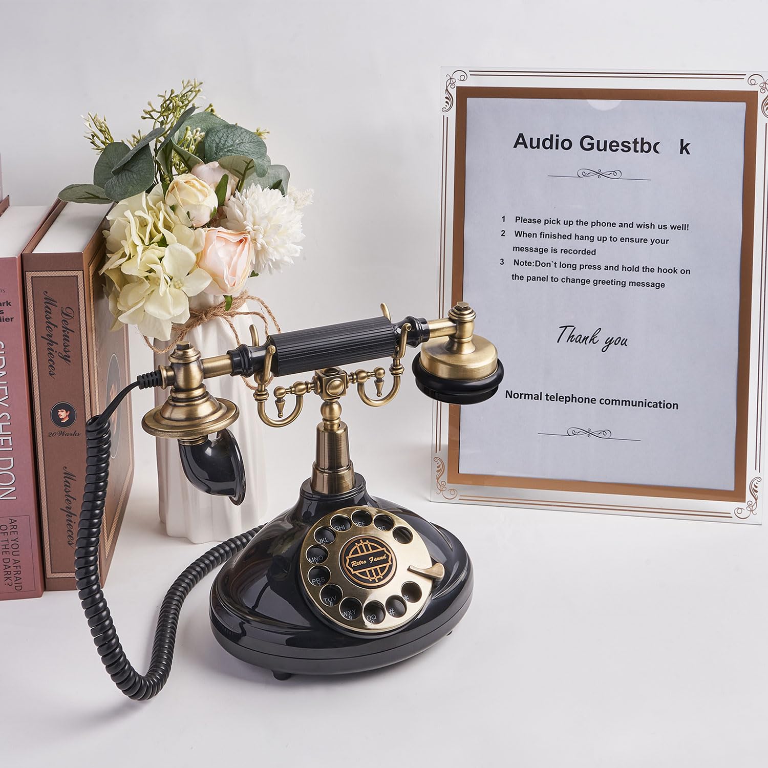 Amazon | オーディオゲストブック 結婚式の電話録音 ロータリー