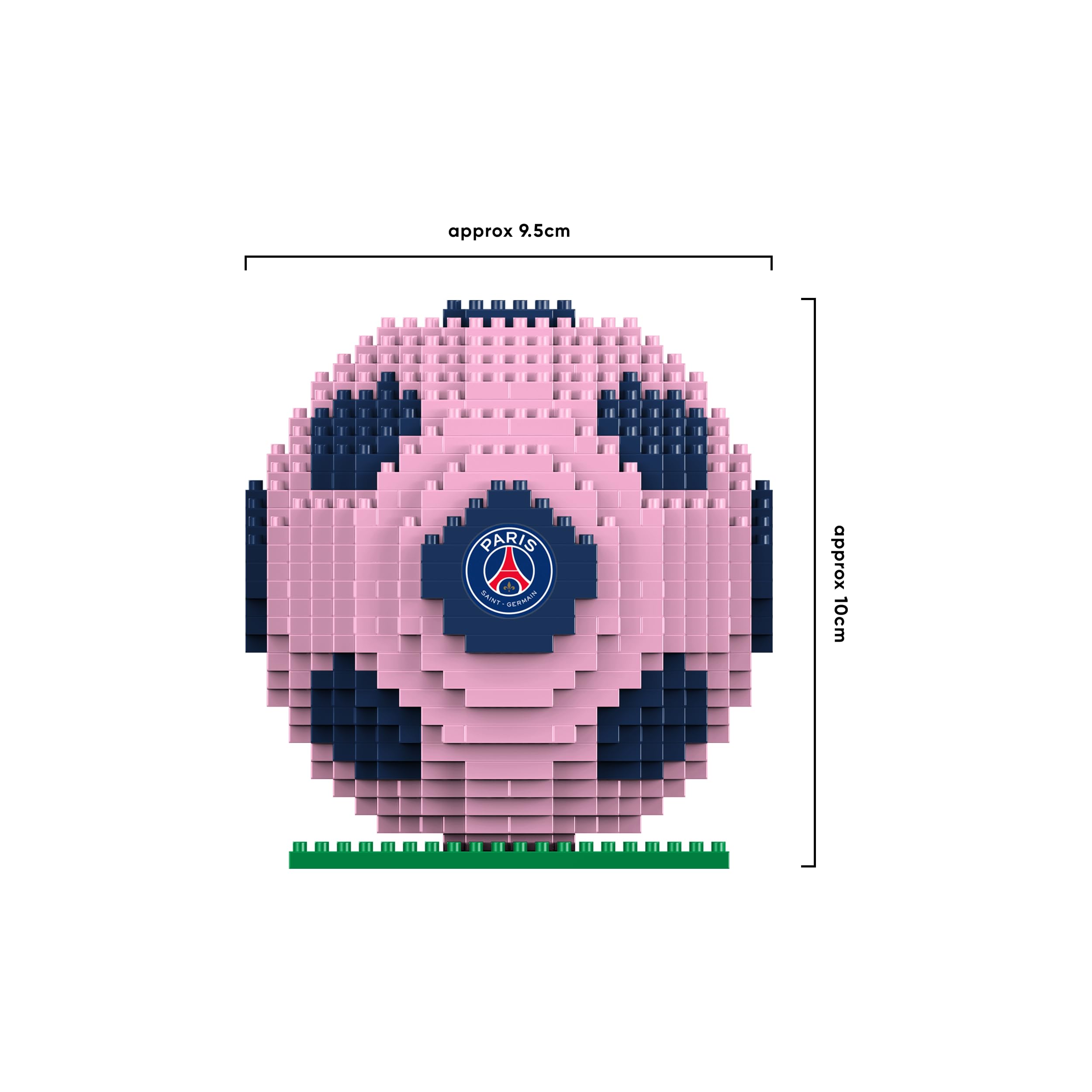 FOCO Officially Licensed Paris Saint-Germain FC BRXLZ 3D Bricks Football Construction Toy Model In Alternate Team Colour - Image 4