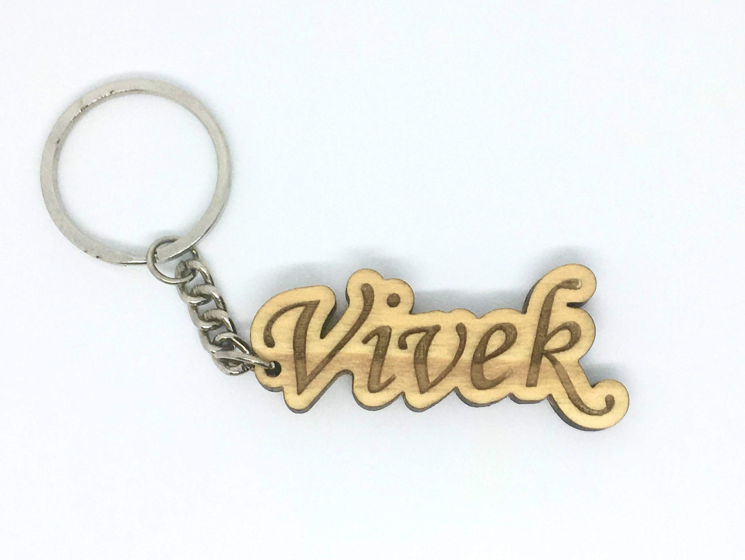 CARVEGLOW® Personalized Engraved Name Wooden Keychain | Anniversary Gift | Birthday Gift-image-16