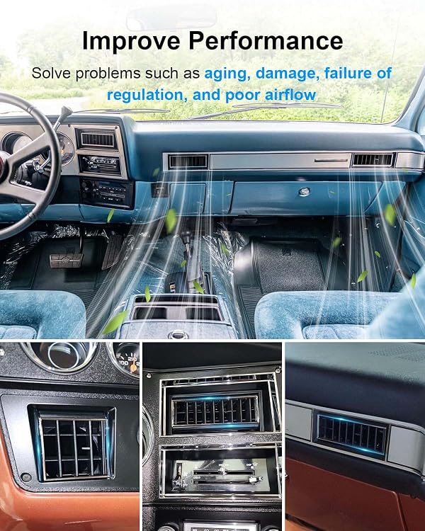 A/C Dash Vent Molding Kit Fit for Chevy GMC Truck 1981-1987 Replace 3979751 by JUFWKO - Used condition - Image 5
