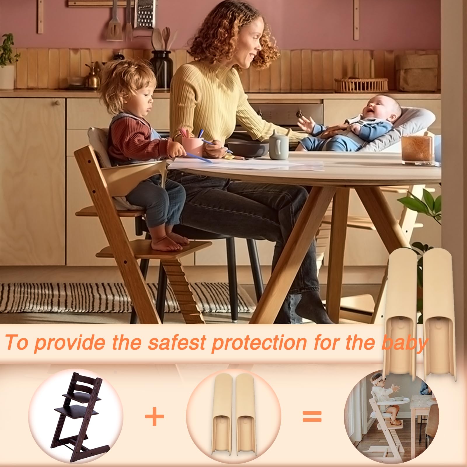 Anti Tip Tripp Trapp Glider Extenders Extended Glider Set