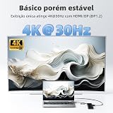 WAVLINK Estação de acoplamento USB C para 3 monitores, estação de acoplamento com HDMI, DP, VGA, 100 W PD, USB 3.0 e 2.0, RJ45, slots SD/TF, áudio/microfone, para Lenovo/HP/Dell etc. - Preto — imagem 3