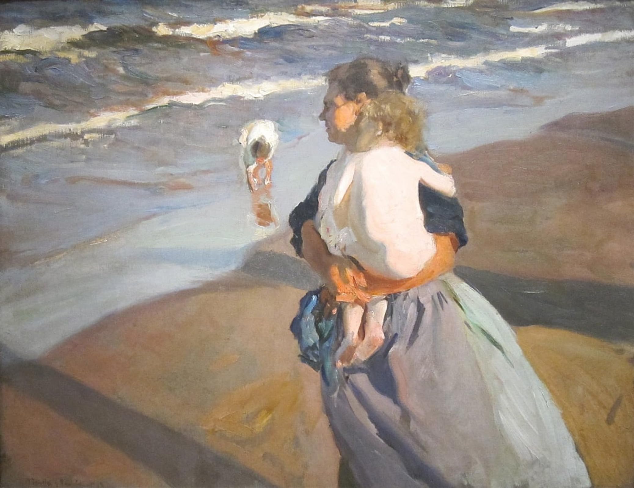 POSTERIIk Vintage Art Print Images Pictures Print The granddaughter by Joaquín Sorolla Modern Colour Posters for Office Home Decor 60x90cm