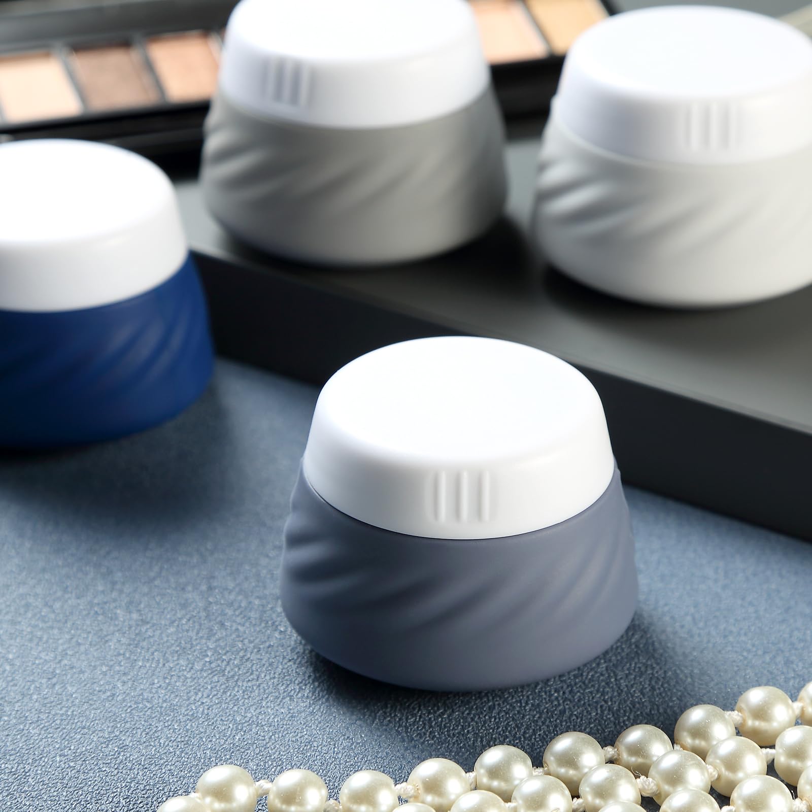 Gemice siliconen crèmepotten, lekvrije reisaccessoires met