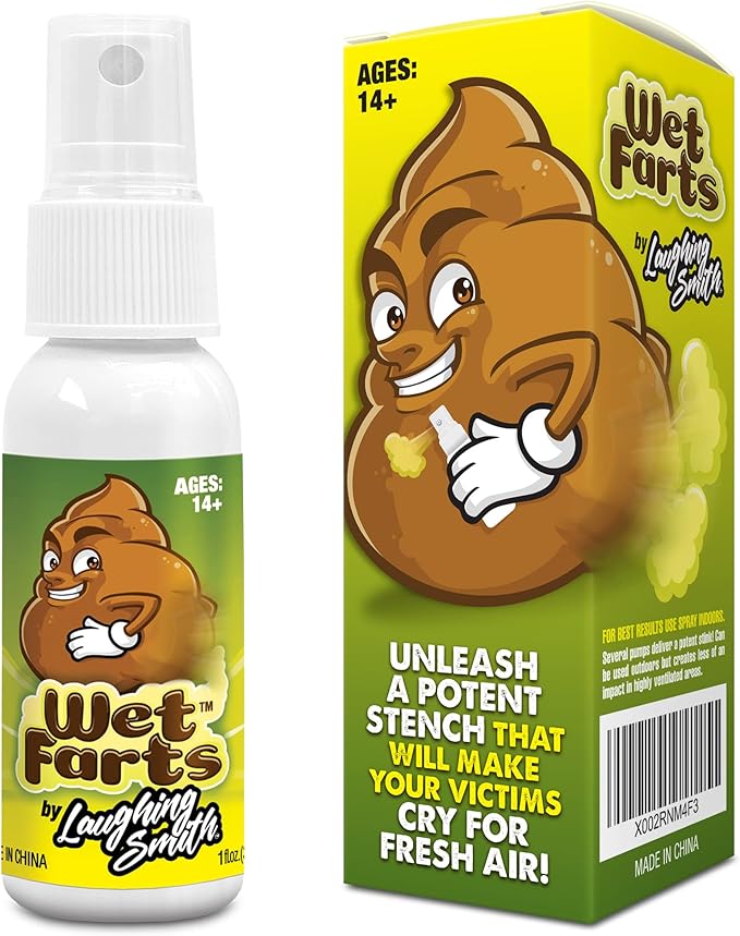 Wet Farts Potent Fart Spray Extra Strong Stink Hilarious Gag Gifts & Pranks Wet Farts Potent Fart Spray Extra Strong Stink Hilarious Gag Gifts & Pranks