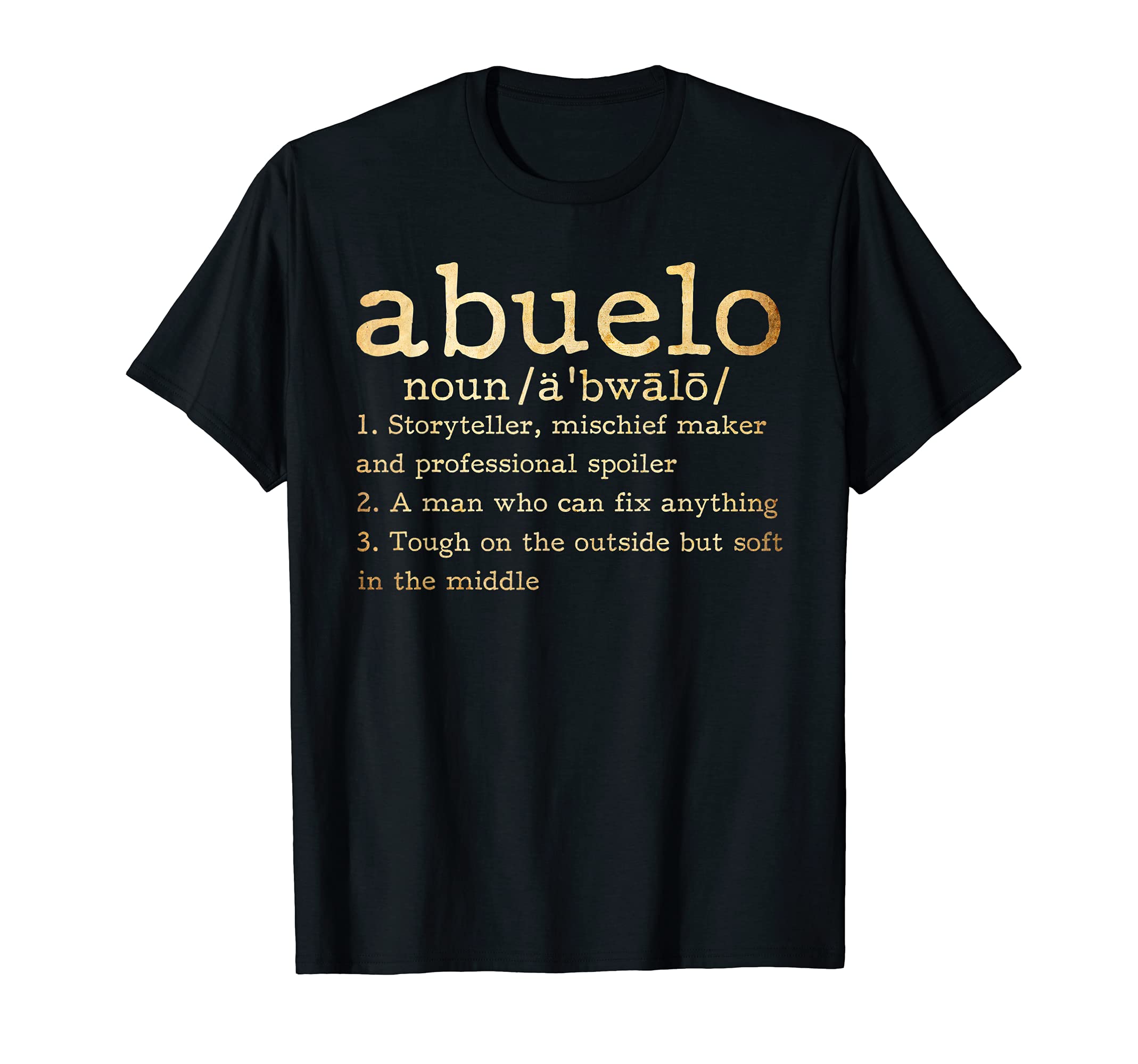 Abuelo Definition - Funny Spanish Father's Day T-shirt