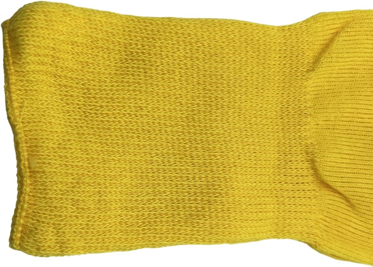 Double Tread Non-Skid XXX-Large (3XL) Bariatric Comfort Safety Socks Yellow