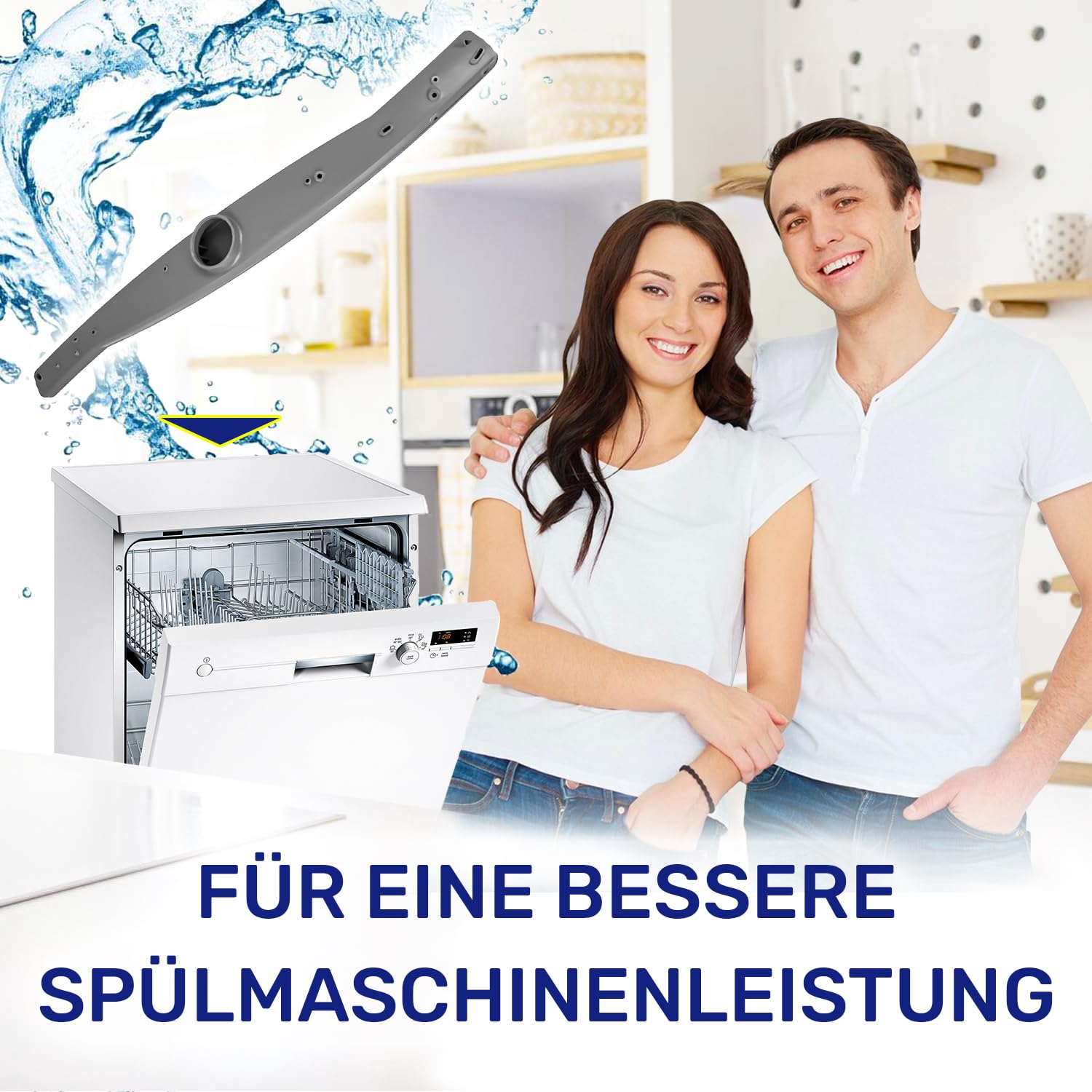 Oberer Sprüharm für Geschirrspüler 450 mm mit dem Originalcode 111894910/4 1118949104 für AEG Spülmaschine für Electrolux - MADE IN EU - Garantie 10 Jahre - MONTERAL