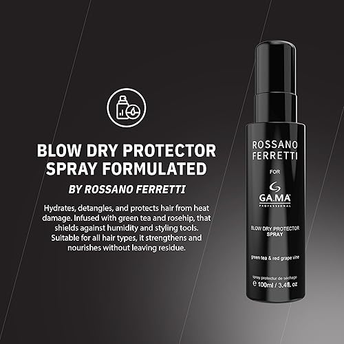Miniatura 6 de GA.MA IQ3 Perfetto x Rossano Ferretti - Secador de pelo con motor sin escobillas de 120,000 RPM, modo de espera automático inteligente, tecnología