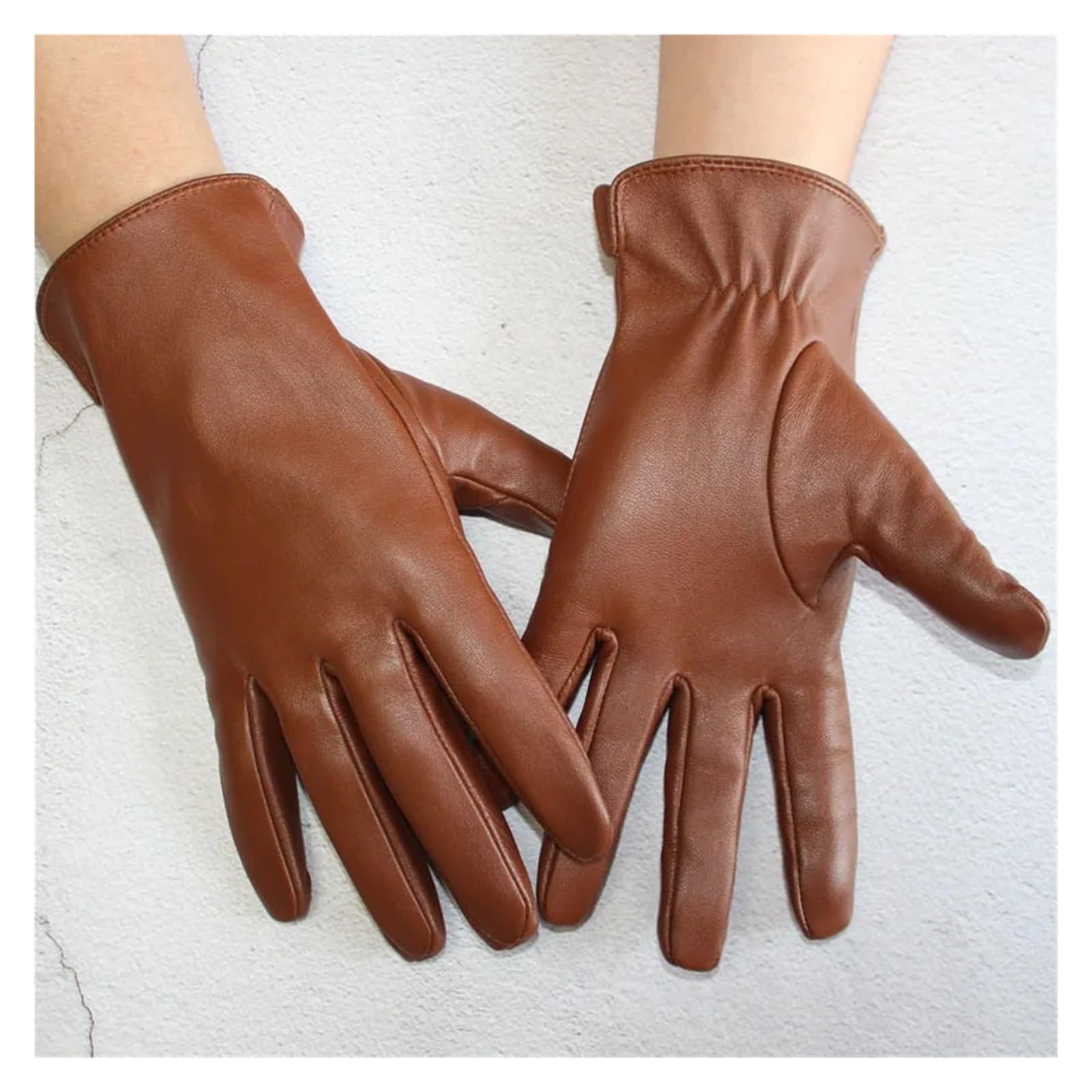 Herren-Lederhandschuhe, ungefüttert, dünn, for Sommer, Outdoor-Sportarten, Autofahren, Reiten, Frühling und Herbst