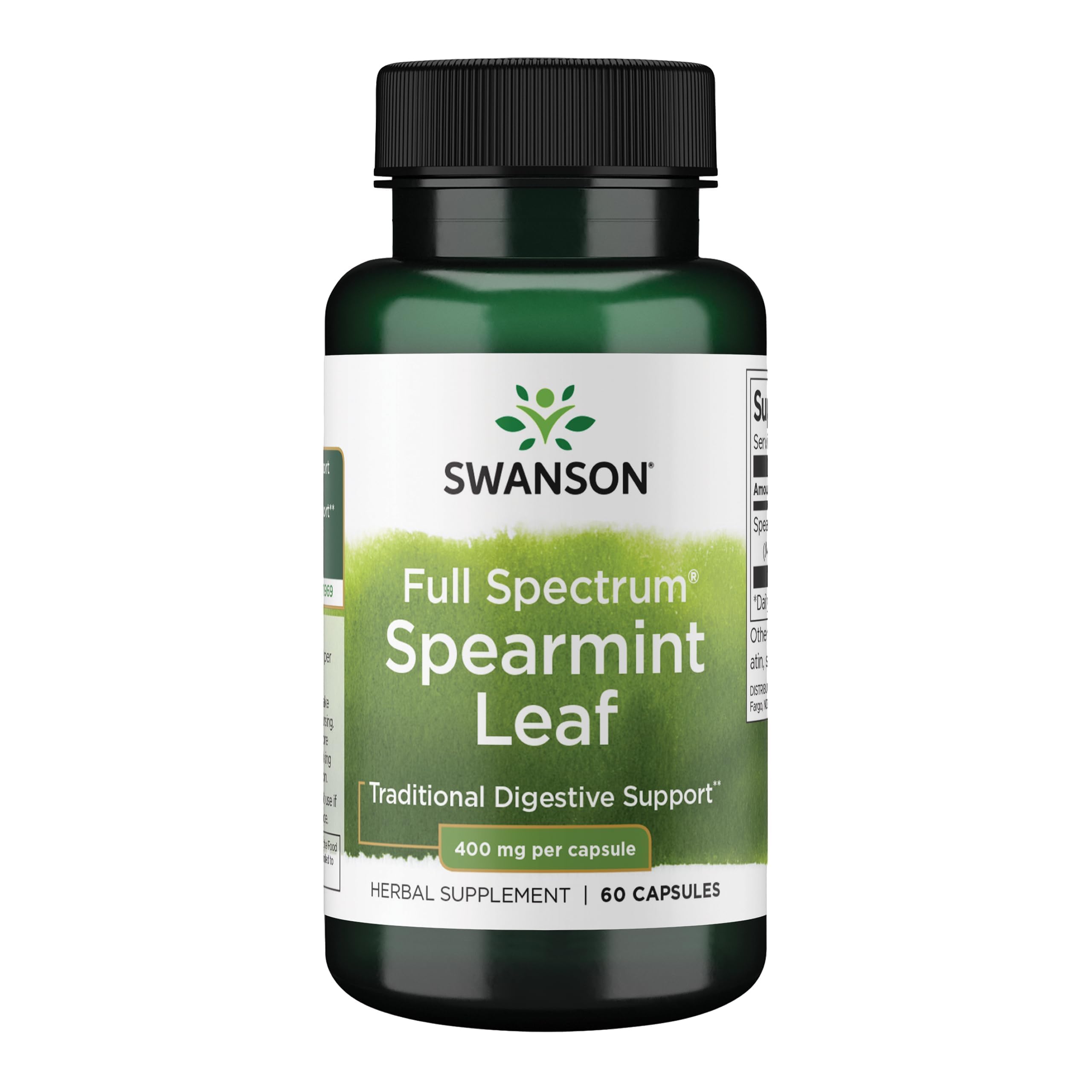 Swanson Full Spectrum Spearmint Leaf 60 Caps (400 mg)-image-32
