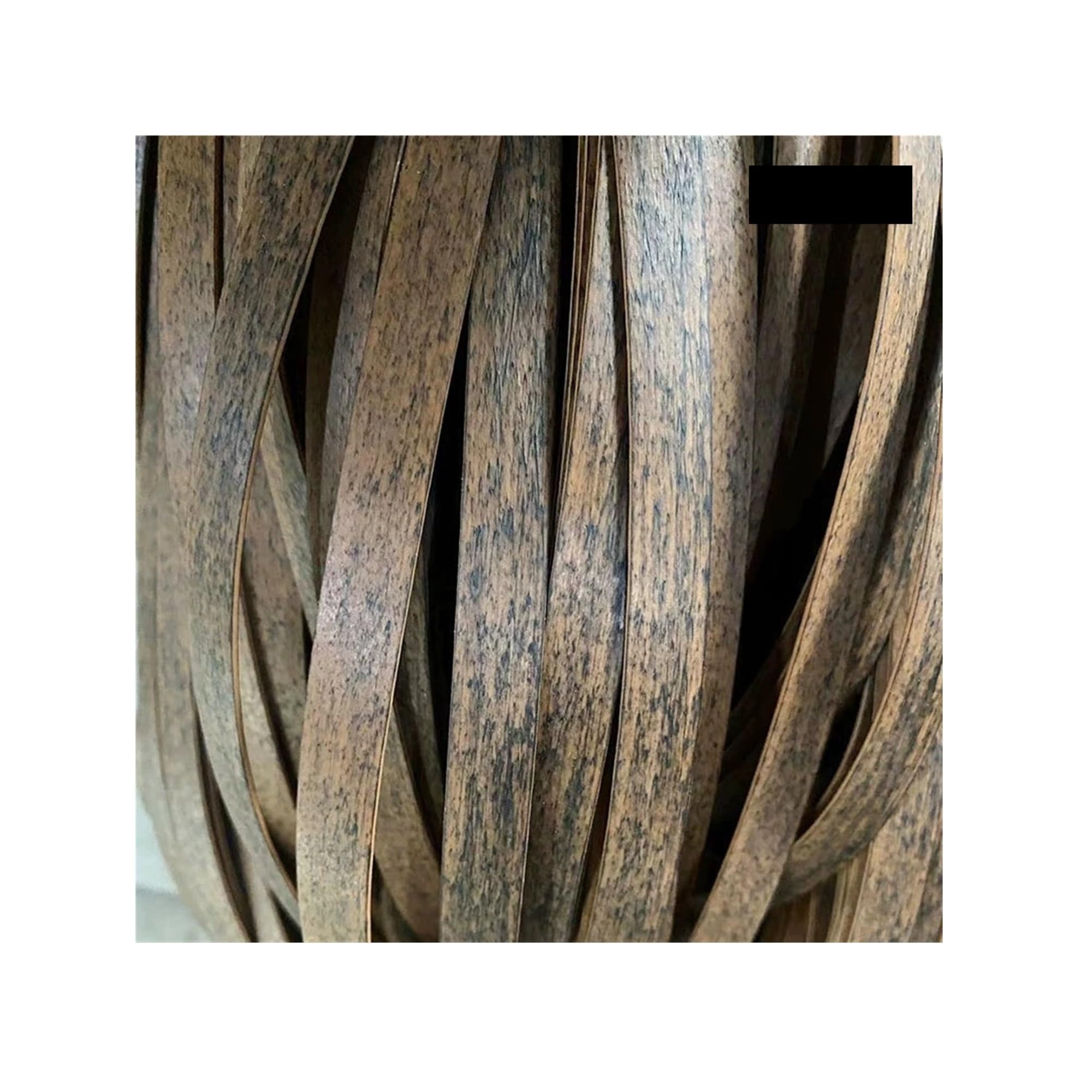 Zgcrumphant 12Mm 12-17Mm Pe Gradient Flat Synthetic Rattan Material Roll Handmade Weaving Repair Furniture Bed Sofa Chair Table For Furniture(12Mm)