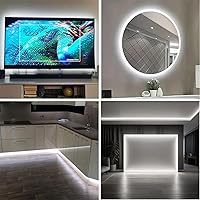 Vista 7 de 3.28FT White Neon Light Strip, 5V USB White Led Strip Lights with Touch Controller, Flexible Neon Rope Light for Bedroom, Party, Home Decor, Poster
