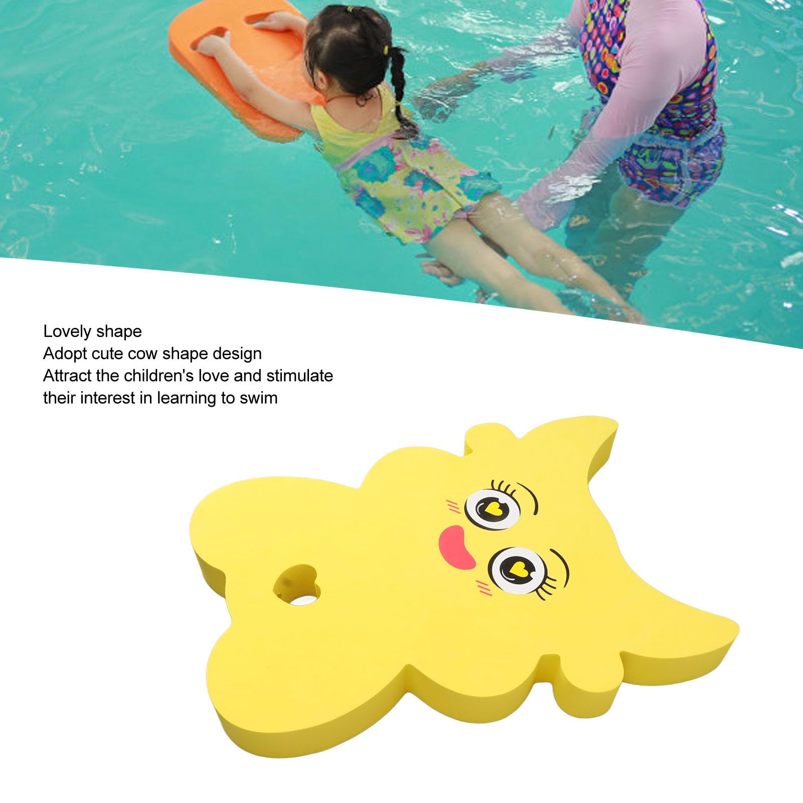 Tabla de natación Kickboard, Tabla de Entrenamiento de natación con Forma Bonita para Ejercicio de niños