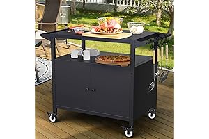 Outdoor Grill Storage Cabinet: Versatile Kitchen Island for Your Backyard Oasis