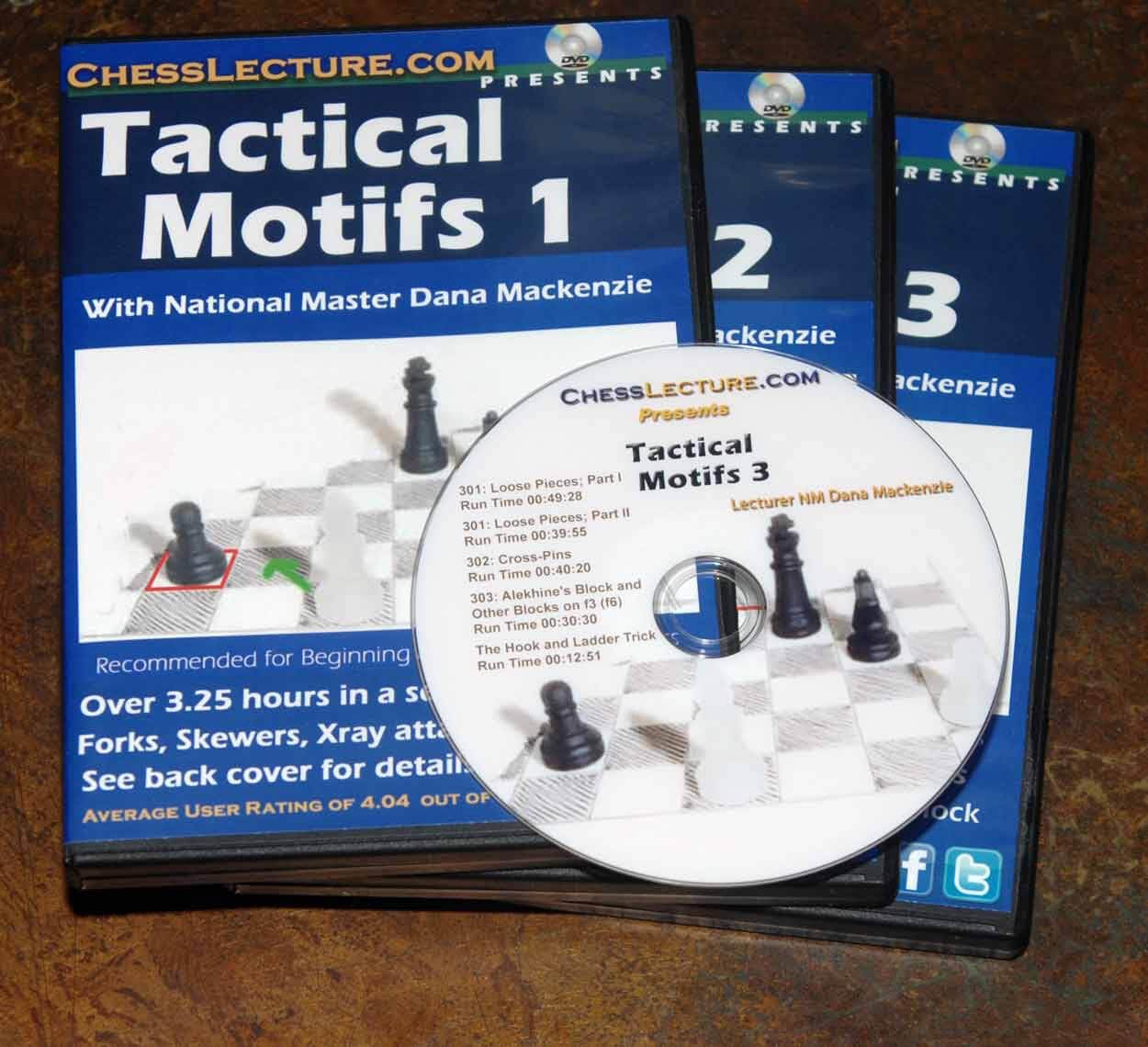 Chess Lecture Tactical Motifs - Complete Set - 3 DVDs