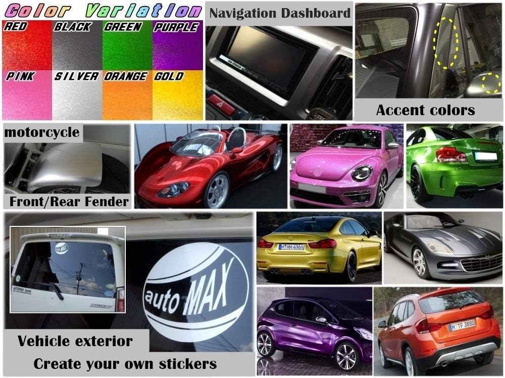 Satin Matte Chrome Metallic Car Vinyl Wrap Sticker Sheet Film Air Release (Teal, 19.6" x 55")