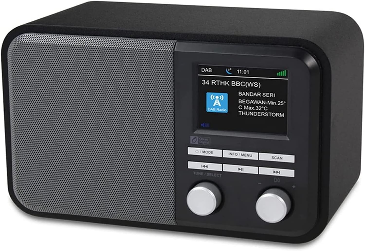 Portable Radio Digital Radio with Rechargeable Battery