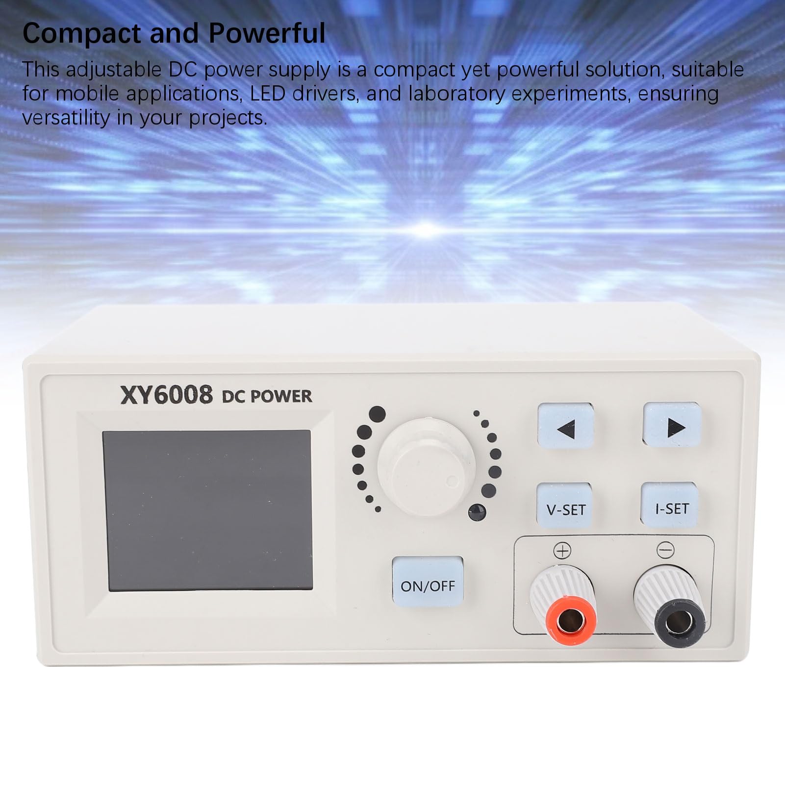 Asixxsix CNC DC Regulowane Zasilacz, Wejście od 6 do 70 V 0 do 60 V Wyjściowe 480 W Regulator Regulacji Napięcia z Wyświetlaczem Cyfrowym, dla Laboratorium LED Mobile Mobile