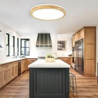 YYUTLUO LED Mennyezeti Lámpa Fa 40cm, Dimmelhető Távirányítóval, 2700-6500K 8