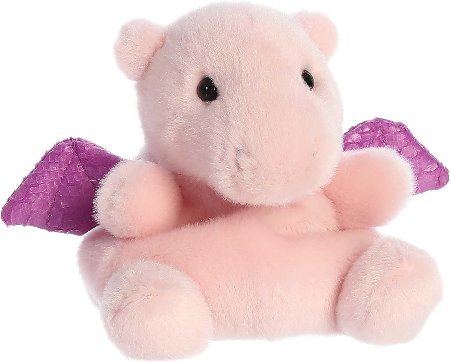 Aurora® Adorable Palm Pals™ Aria Pink Dragon™ Stuffed Animal - Pocket-Sized Play - Collectable Fun - Pink 5 Inches