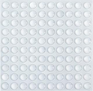 Shintop 100pcs Soft Close Dampers, Cupboard Door Stoppers Sticky Rubber Feet Bumper Pads Noise Reducer for Wall and Wooden Floor