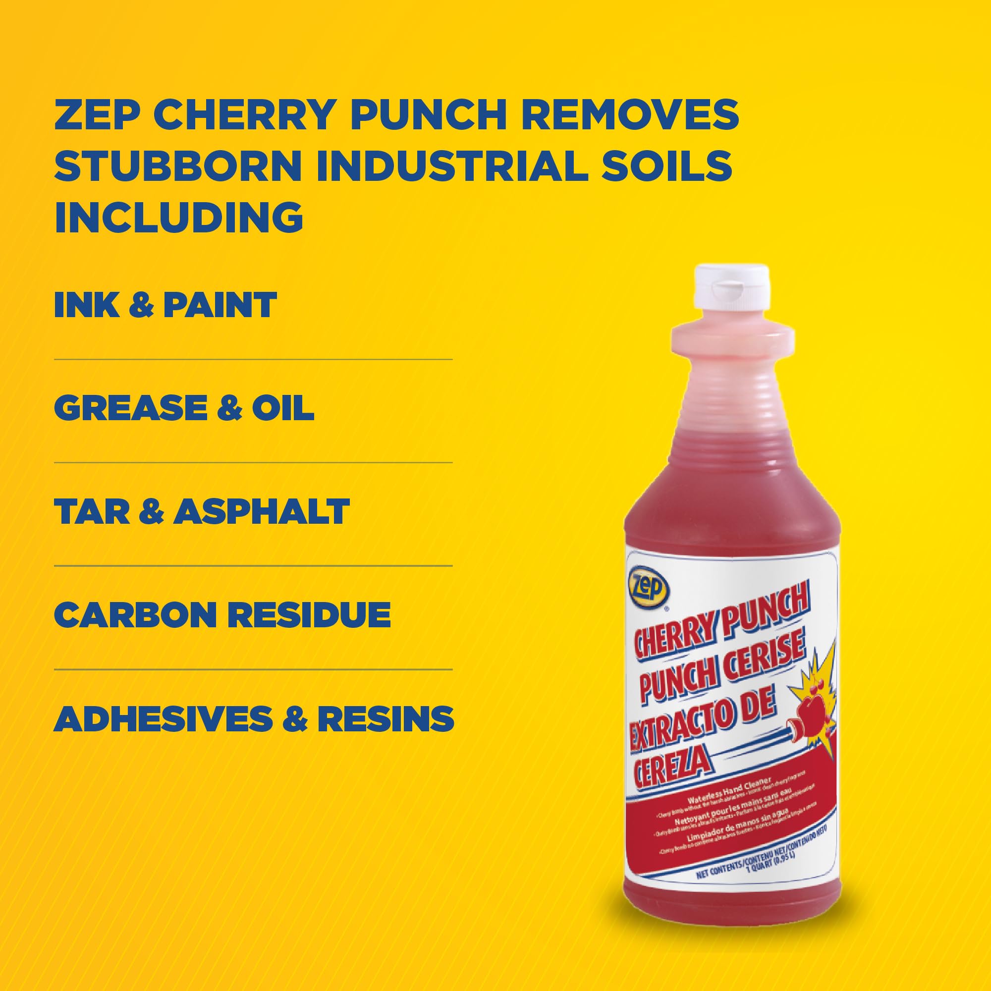 Yupa 1剤8本2剤1本よろしくお願いします Amazon.com: Zep Cherry Punch Hand Cleaner - 32 oz (Case of 12