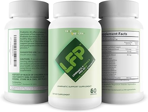 Miniatura 4 de LFP - Lymphatic Formula Pro 2000 Apoyo inmunológico y probiótico - Suplemento de apoyo linfático para promover el sistema inmunológico saludable y