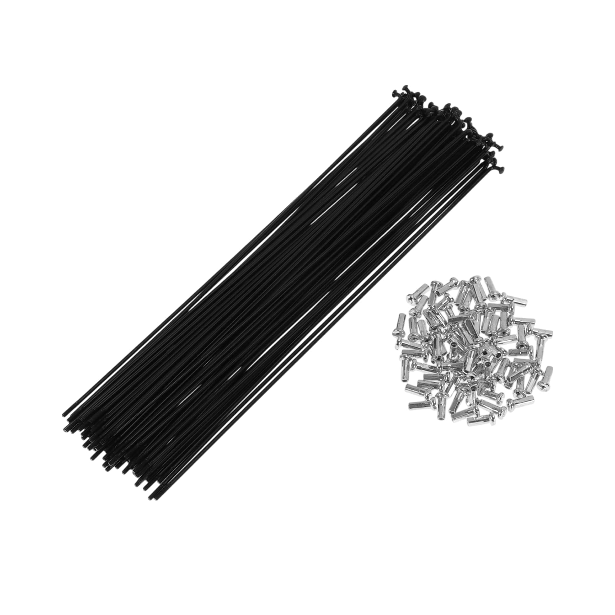 TUCKBOLD 72 Set 14G Bicycle Spoke 232mm Bike Wheel Spoke Carbon Steel Black