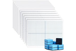Bright Creations: 24-Piece Dry Erase Graph Board Kit